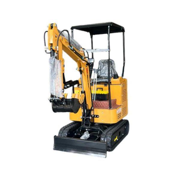AGT 2025 Latest model H15R 1.5 Ton 13.5HP Mini & Small Excavator, With Pilot System Gasoline Yellow Design For Sale| AGT-H15R