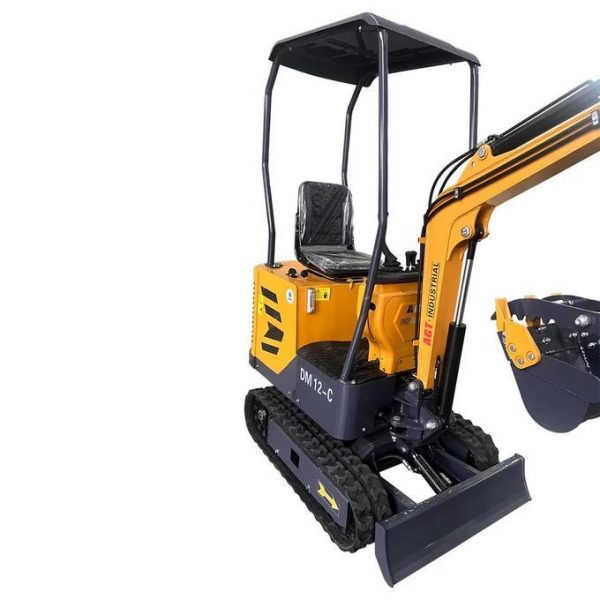 AGT 13.5 HP B&S 1 ton Mini Small Excavator, With Hydraulic Thumb and Swing Boom ,Gasoline For Sale | AGT-DM12-C