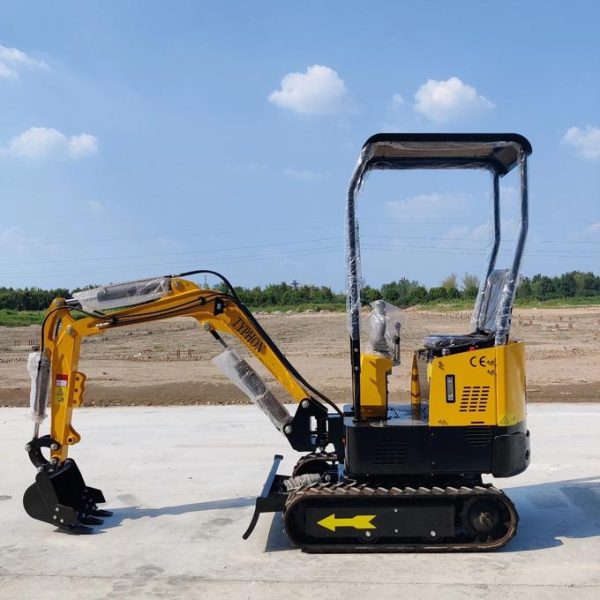 In USA Mini Excavator 1 Ton Digger 13.5hp Gas Tracked Crawler B&S EPA Engine